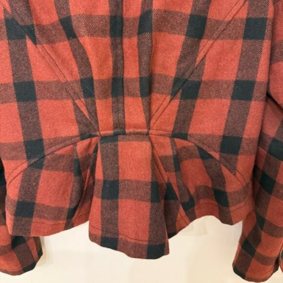 What Goes Around Comes Around for Anthropologie, Structured Plaid Jacket in M - Picture 10 of 16